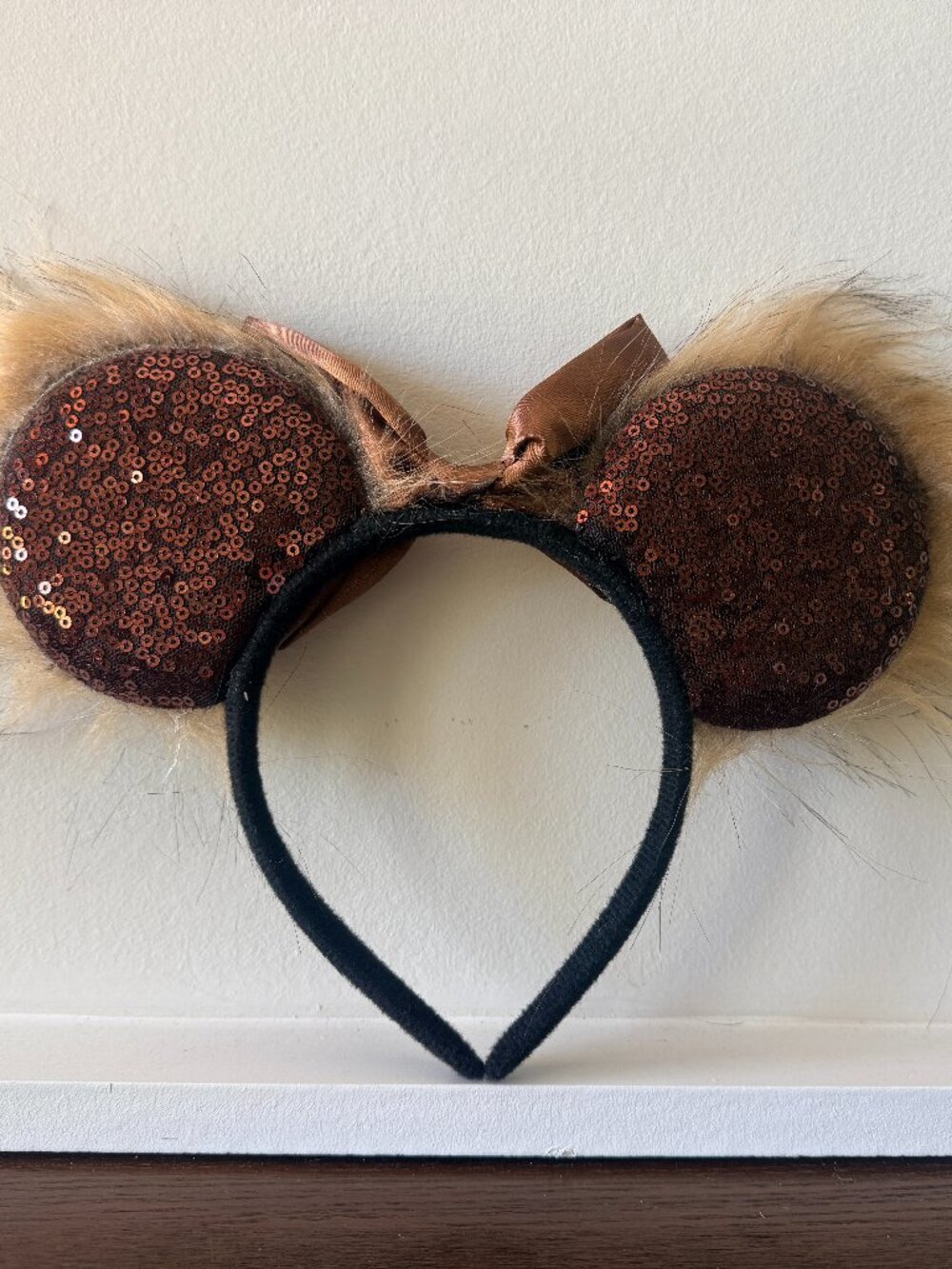 Disney ears STAR WARS CHEWBACCA Hat Headband CHEWY Fur Ears WOOKIE - Picture 2 of 2